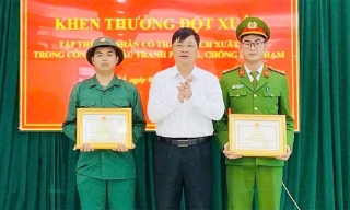 Trước ngày nhập ngũ, tân binh dũng cảm cùng Công an bắt trộm